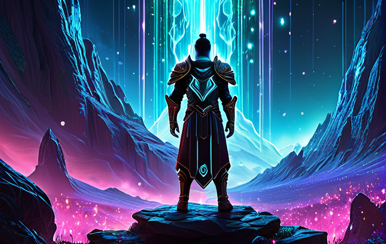 A heroic game avatar, depicted as a fully clothed figure in intricate, modest fantasy armor, standing with perfect anatomy and natural proportions. The character is enveloped in a luminous aura, with shimmering digital particles and symbolic floating icons like "+XP" and "Rare Loot" indicating a boost event. The background is a vibrant, stylized digital world, featuring a serene fantasy landscape with glowing energy flows. High-resolution digital art, cinematic lighting, professional photography, vivid colors, well-formed hands, proper finger count, natural body proportions. safe for work, appropriate content, fully clothed, family-friendly, modest.